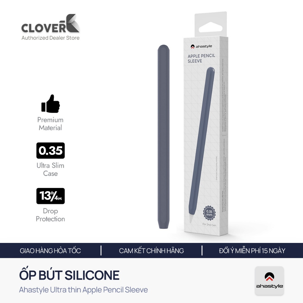 Vỏ Bọc Apple Pencil 2 Siêu Mỏng cho Apple Pencil 2 Ahastyle Hỗ Trợ Sạc Không Dây