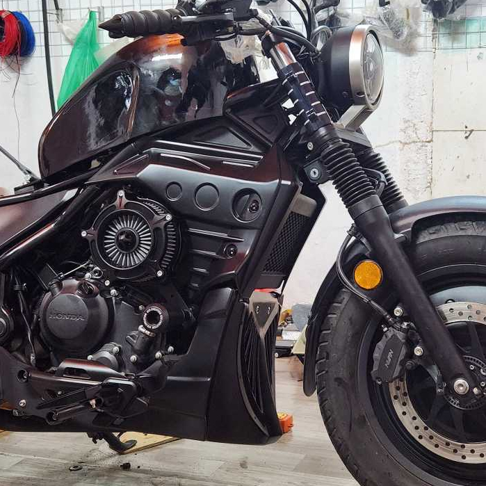 Mỏ Cày Kèm Ốp Sườn Honda Rebel 300/ Rebel 500 Khuyến Mãi