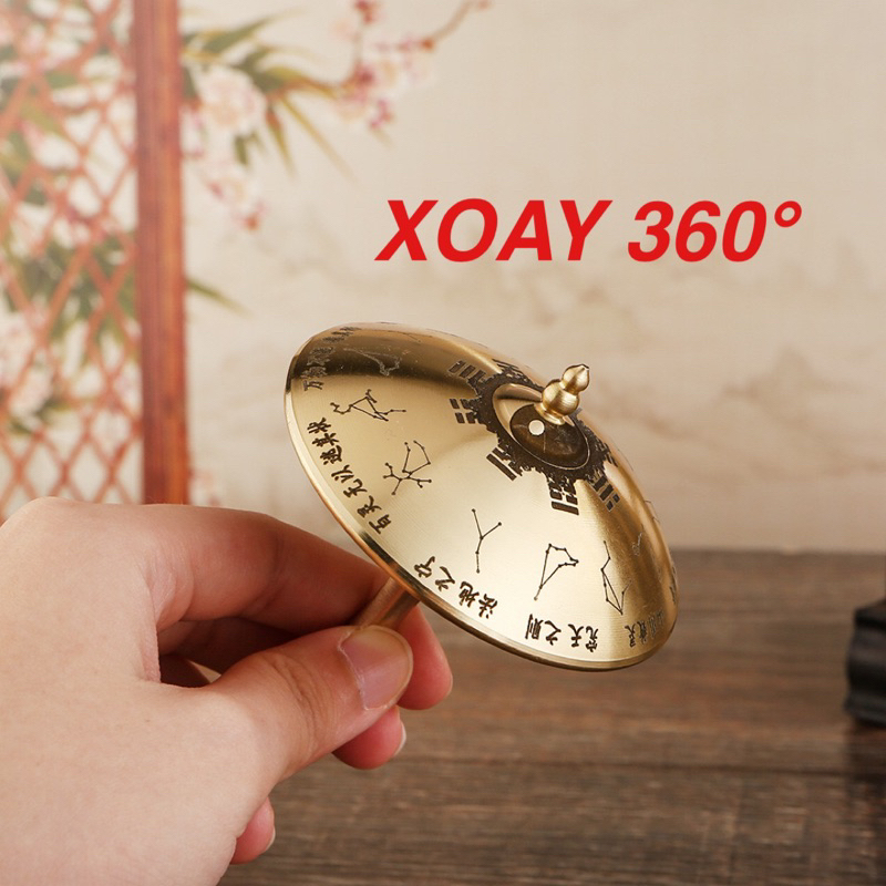 Ô dù bát quái thái cực bằng đồng xoay 360° hoá s-át , trấn hướng nhà xấu