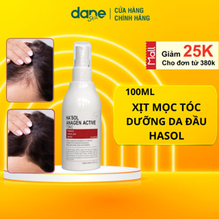  Xịt Kích Mọc Tóc Hasol Anagen Active Tonic 100ml - Dưỡng Da Đầu Chắc Khỏe Ngăn Rụng Tóc 