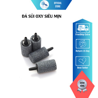 Đá Sủi Oxy Cho Hồ Cá Cảnh - Hàng Taiwan Siêu Mịn Chất Liệu Xi Măng ( Mua 5 Tặng 1 ) Guppy Xanh