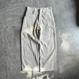 Quần nỉ Denim ống suông Zoewatson cao cấp B3618 Buivintage, lót nhung dày dặn giữ ấm tốt.