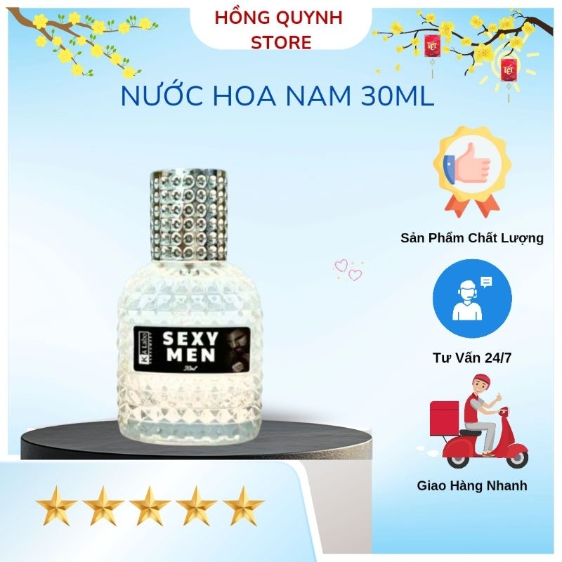 Nước Hoa Nam 30ml KALABO Lưu Hương 6-8 Tiếng