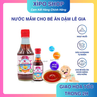 Nước mắm cá cơm lê gia cho bé ăn dặm từ 1y