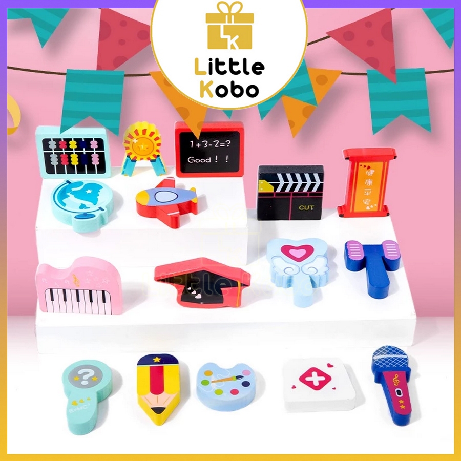 Hộp Quà Bốc Thôi Nôi Sinh Nhật 1 Tuổi Chọn Nghề Nghiệp Cho Bé Trai Bé Gái Đồ Chơi Trẻ Em Sơ Sinh