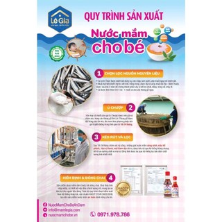 Nước Mắm Cá Cơm Lê Gia Cho Bé Ăn Dặm Từ 1y