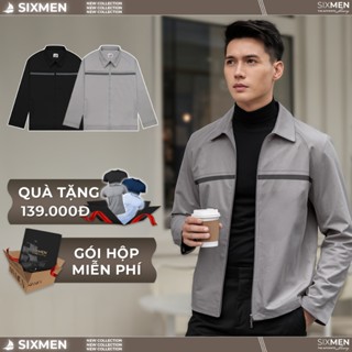 Áo Khoác Kaki nam SIXMEN [Tặng Kèm Hộp Quà] Vải kaki xuất xịn cao cấp, thoải mái, chuẩn phom, có túi trong