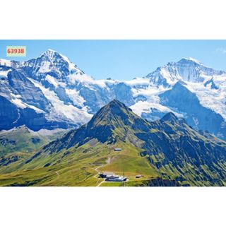  Tranh phong cảnh thiên nhiên núi rừng tranh dán tường 3D tranh lụa cao cấp 