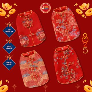 Áo Tết Cho Chó Mèo Cao Vỹ Phúc, Quần Áo Cho Thú Cưng Tết Thời Trang Cao Cấp Hiha Pets 2025 TTT1