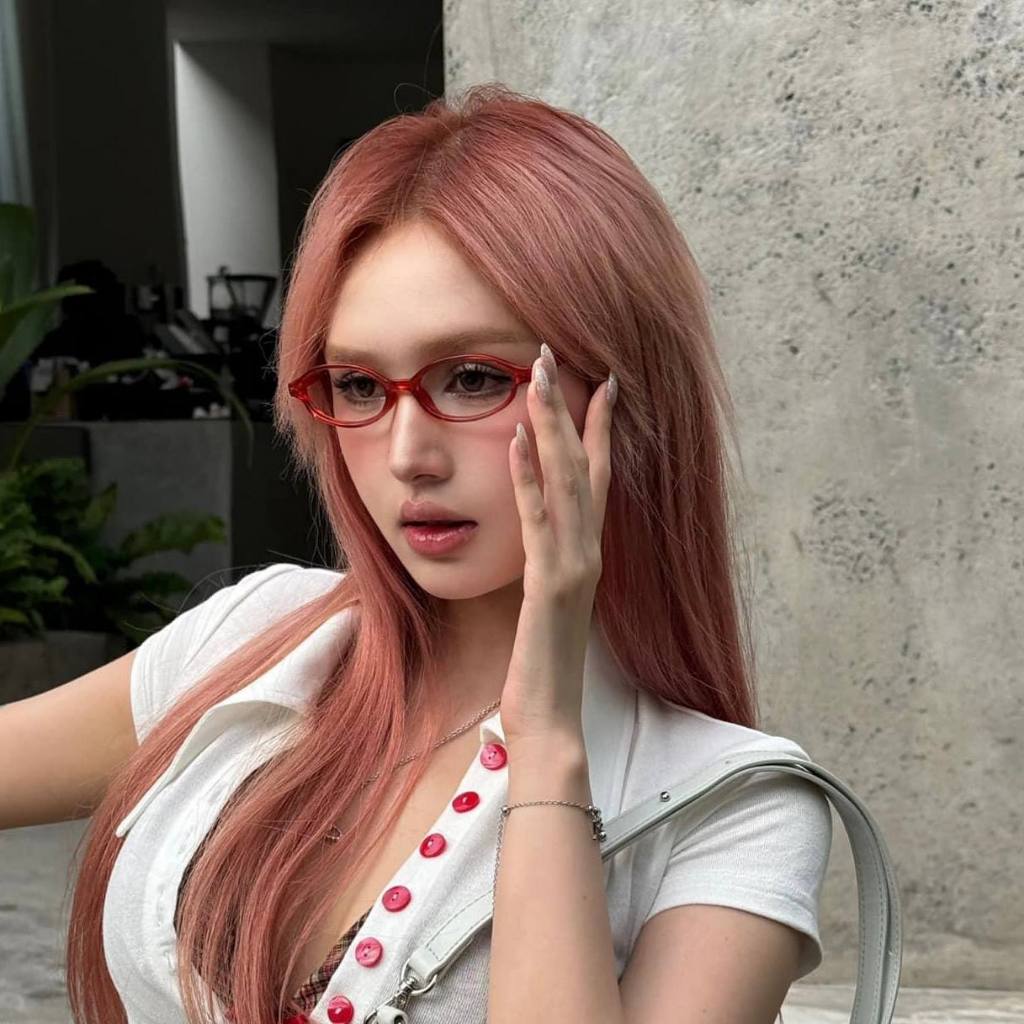 Kính Thời Trang Gọng Oval Chống Ánh Sáng Xanh - Kính Y2k Gọng Oval Tròn Nhỏ Cho Nữ