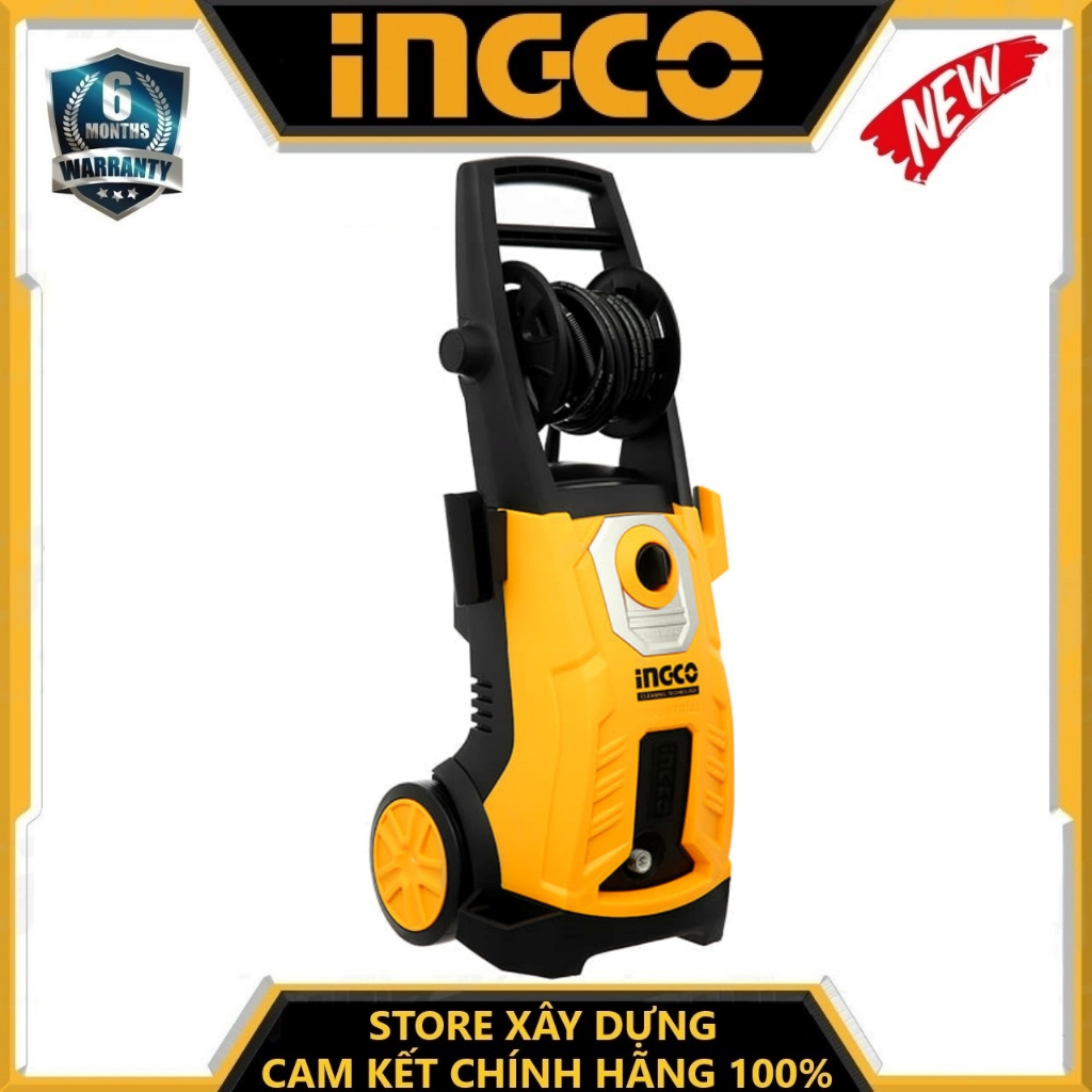 MÁY XỊT RỬA XE ÁP LỰC 1800W 160BAR INGCO HPWR25008 - HÀNG CHÍNH HÃNG