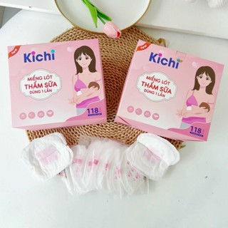 Miếng Lót Thấm Sữa Kichilachi Hộp 108, Miếng Dán Thấm Sữa Siêu Mỏng, Siêu Thấm, Chống Tràn