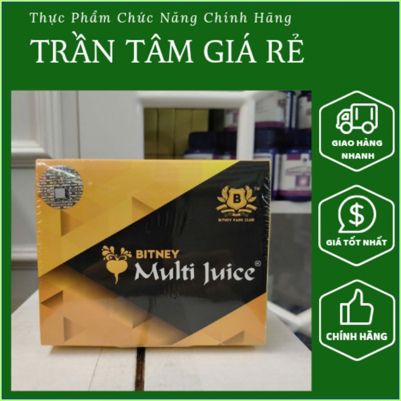 [ Chuẩn Công Ty vị cũ ] Multi Juice Bitney chính hãng ( 1 hộp = 10 gói ) giúp tăng cường sinh lý nam và nữ.