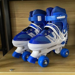 [SẴN] Giày patin 4 bánh người lớn có thể điều chỉnh kích thước, giày patin phanh trước, Quảng Châu cao cấp nam nữ