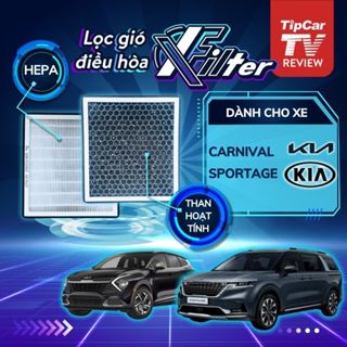 Lọc gió điều hòa KIA Carnival, Kia Sportage. Lọc gió máy lạnh HEPA kết hợp than hoạt tính Xfilter