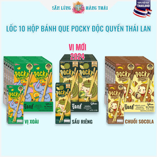 Lốc 10 Hộp Bánh Que Pocky Chuối, Xoài, Sầu Riêng Thái Lan