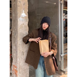 Áo Khoác Blazer Dạ Vest Áo Dạ Tweed Nữ Kiểu Công Sở Mặc Váy Bigsize Thời Trang Hàn Quốc Mùa Thu Đông Nữ Chali AD2498