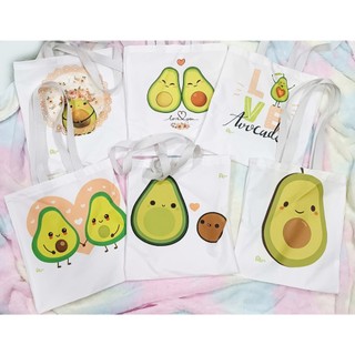 Túi tote quả bơ avocado TT10 dễ thương hoạt hình