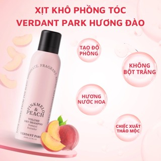 Xịt khô phồng tóc VERDANT PARK dầu gội khô kiềm dầu lâu bết mùi Đào đen hồng Pinkmelo Peach Verdantpark VDPK01 | COSKIN