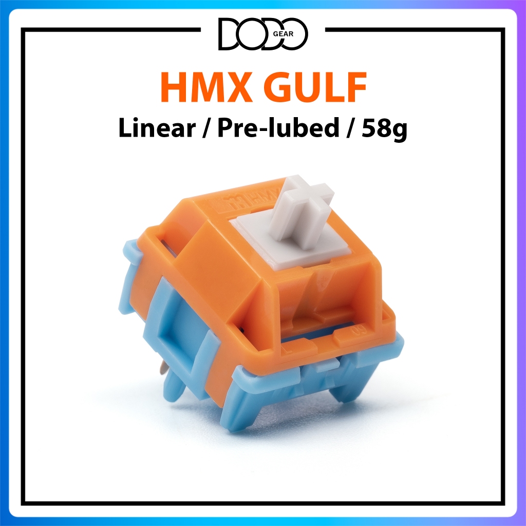Switch HMX Gulf 5 PIN Linear 58g công tắc bàn phím Switch HMX Gulf DoDo Gear