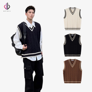 Áo Len Gile Nam Nữ Quảng Châu 400gsm Lông Cừu Sweater Unisex Cổ Tim Chữ V Chất Len Đẹp Kiểu Dáng Hàn Quốc DYACI AL97