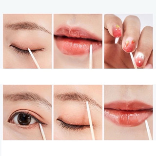 Tăm bông gỗ đầu nhọn (gói 100c)