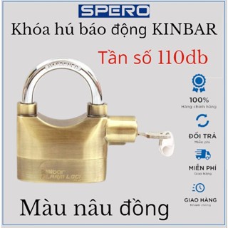Khóa Báo Động Chống Trộm KINBAR 110DB Chống Nước, Khóa Hú Chống Trộm, Ổ Khóa Cửa Báo Động.