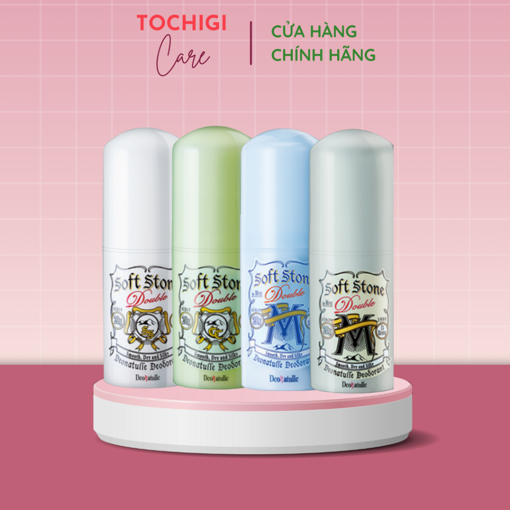 Lăn nách đá khoáng Soft Stone Nhật Bản