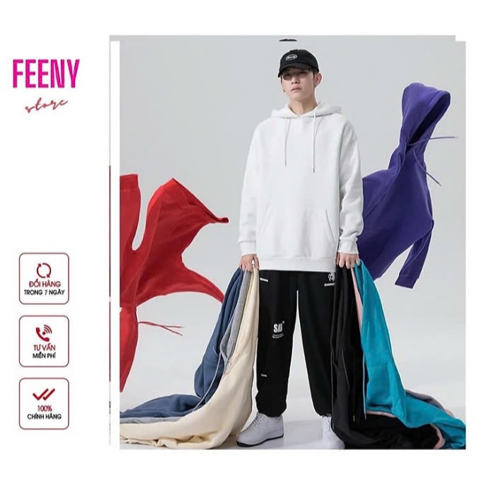 Áo hoodie nam, áo sweater nam Feeny