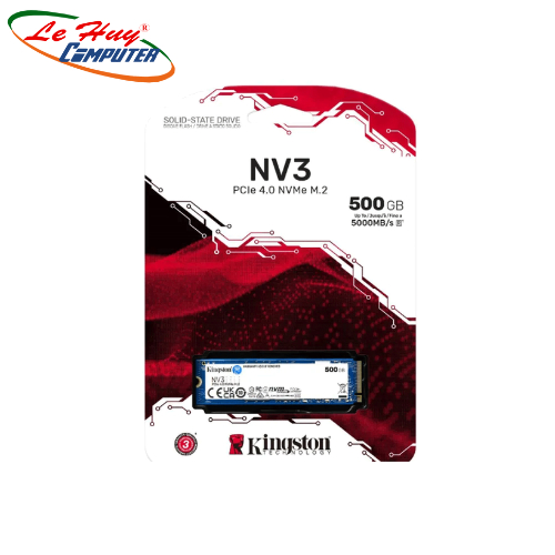 Ổ cứng SSD Kingston NV3 500GB PCIe 4.0 x4 M.2 NVMe (SNV3S/500G) _ Hàng chính hãng