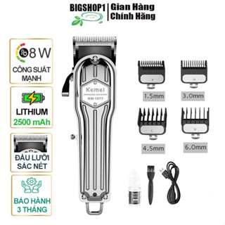  Tông đơ cắt tóc kemei km-1977-1976 pin lithium 2500mAh sử dụng 300 phút 