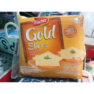 Phô Mai Lát PROCHIZ Gold Slices - Nhãn Vàng 156g 12 Miếng/Bịch