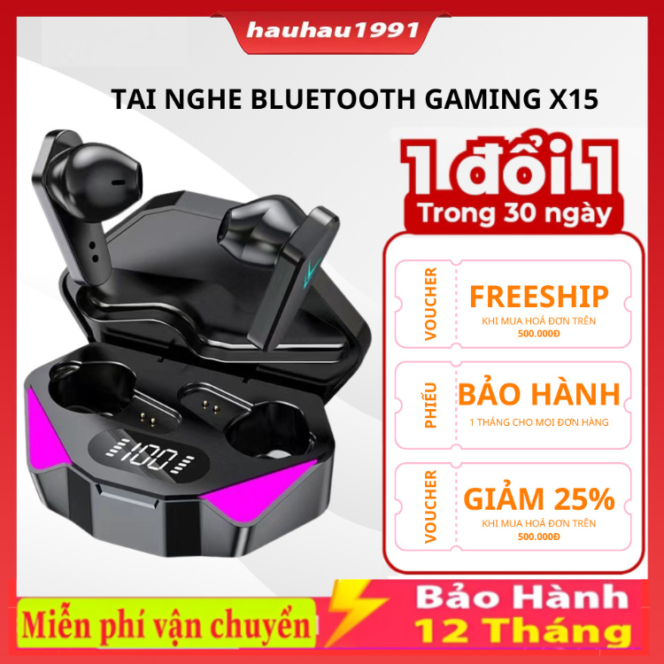 Tai Nghe Gaming X15 PRO Nghe Nhạc Chơi Game Cực Đã, Bảo Hành 1 Năm