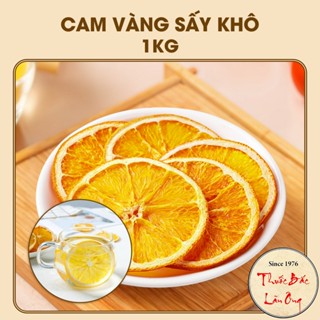  Cam sấy khô 1kg trà cam vàng sấy lạnh thái lát nguyên miếng pha trà detox decor trang trí 