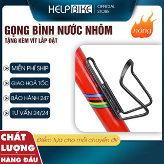 Gọng đựng bình nước xe đạp thể thao TẶNG VÍT treo bình nước uông xe đạp tiện lợi GN01