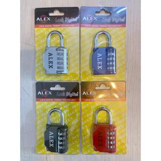 Ổ KHÓA SỐ ALEX (LOẠI 4 SỐ CÀI ĐẶT)