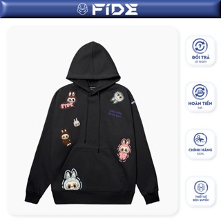 Áo hoodie FIDE LABUBU phông trơn nam nữ HOODIE - HD08