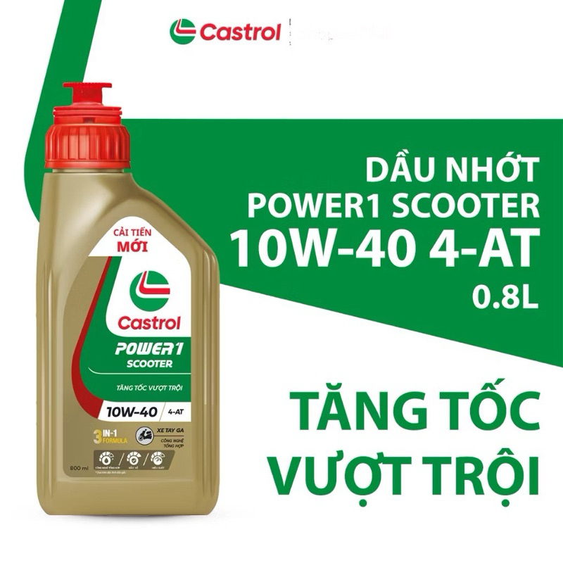 Nhớt xe tay ga Castrol Power 1 Scooter chính hãng giá tốt