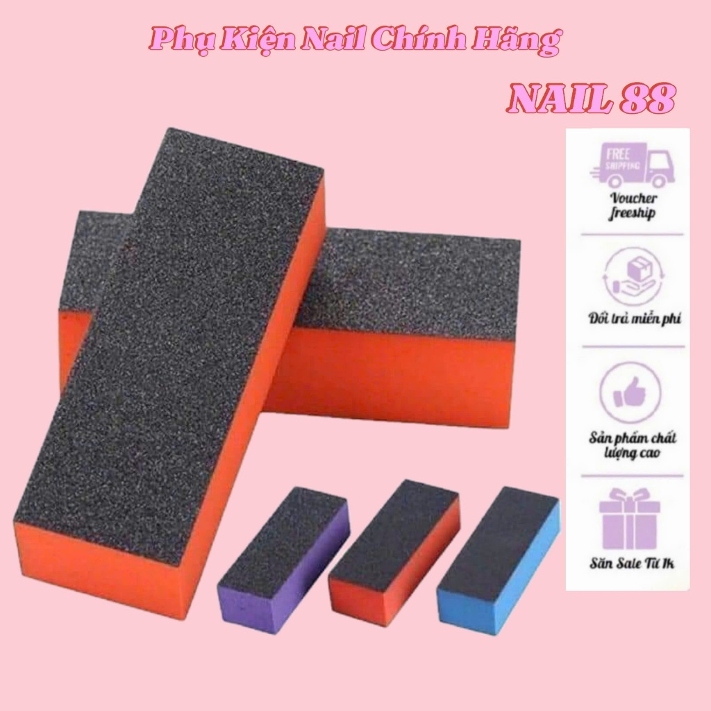 combo 5 Phao dũa móng chà mịn (buffer cam) - chuyên dụng cho dân làm móng