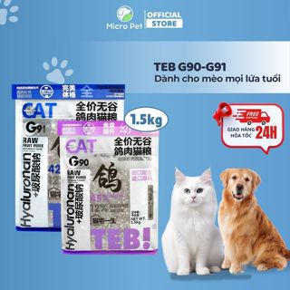 Hạt TEB G - Mượt Lông Tiêu Hóa Tốt Cho Mèo Con Mèo Mẹ và Mèo Trưởng Thành