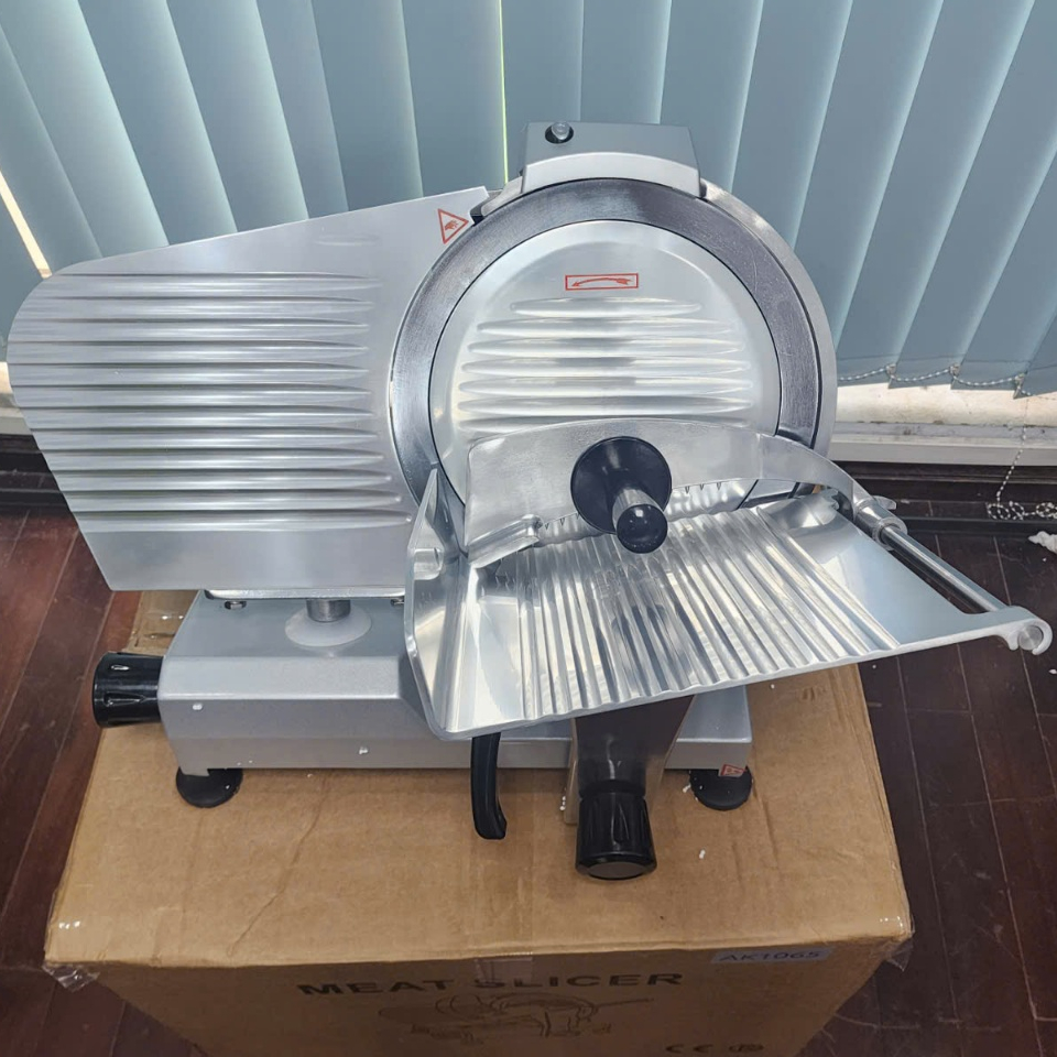 UY TÍN - Máy Thái Thịt Chín Giò Chả Thịt Nguội, Máy Cắt Thịt Đông Lạnh Bán Tự Động ES250, ES300