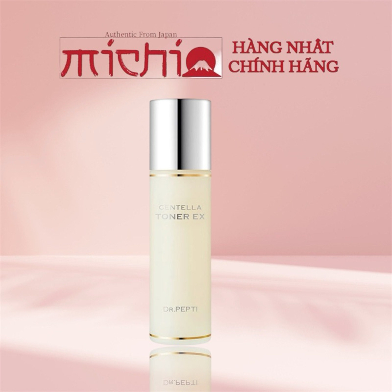 {Chính Hãng}Nước Hoa Hồng Dưỡng Da Căng Bóng Dr.Pepti Centella Toner EX 180ml