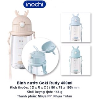 Bình nước trẻ em Inochi (Goku Rudy) 450ml