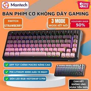 Bàn Phím Cơ Không Dây Attack Shark M86 PRO Pin Lithium Siêu Trâu Thiết Kế Nhỏ Gọn App Tùy Chỉnh