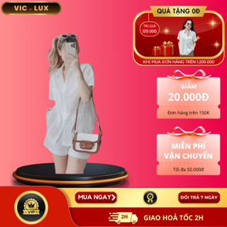 Bộ Đũi Cộc Nữ Mặc Mùa Hè Chất Đũi Mềm Mát Khô Thoáng Nhanh.Size 40-75kg - V23.