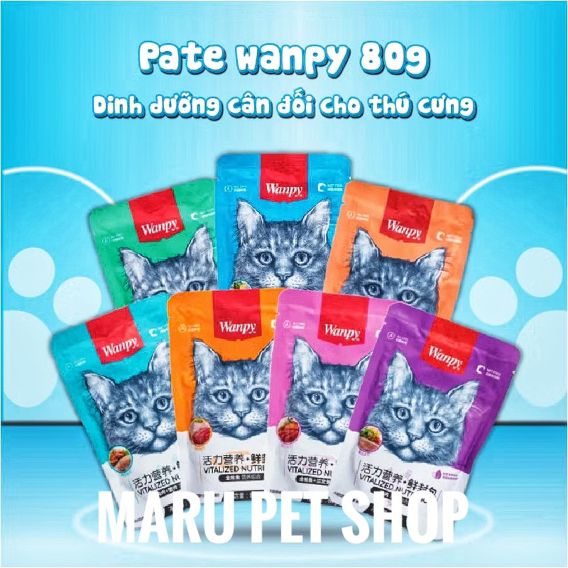 Pate WANPY 80g pate mèo thơm ngon bổ dưỡng