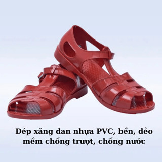 [Xả kho] Dép nhựa nam Sandal bền, dẻo, chống trượt, chống nước PVC xăng đan chính hãng quai hậu
