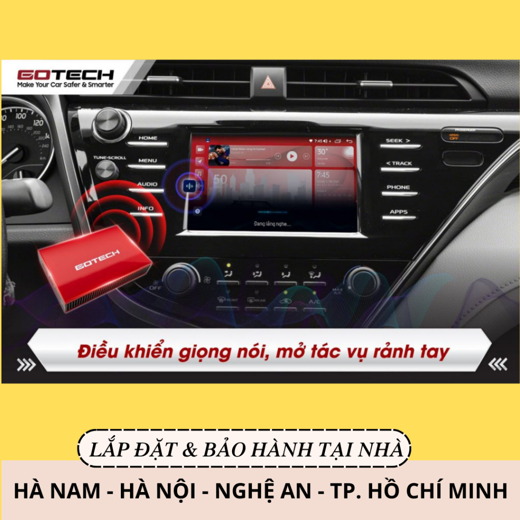 Android Box GOTECH GB8 - Carplay Box Biến Màn Zin Thành Android