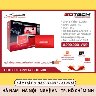 Android Box GOTECH GB8 - Carplay Box Biến Màn Zin Thành Android