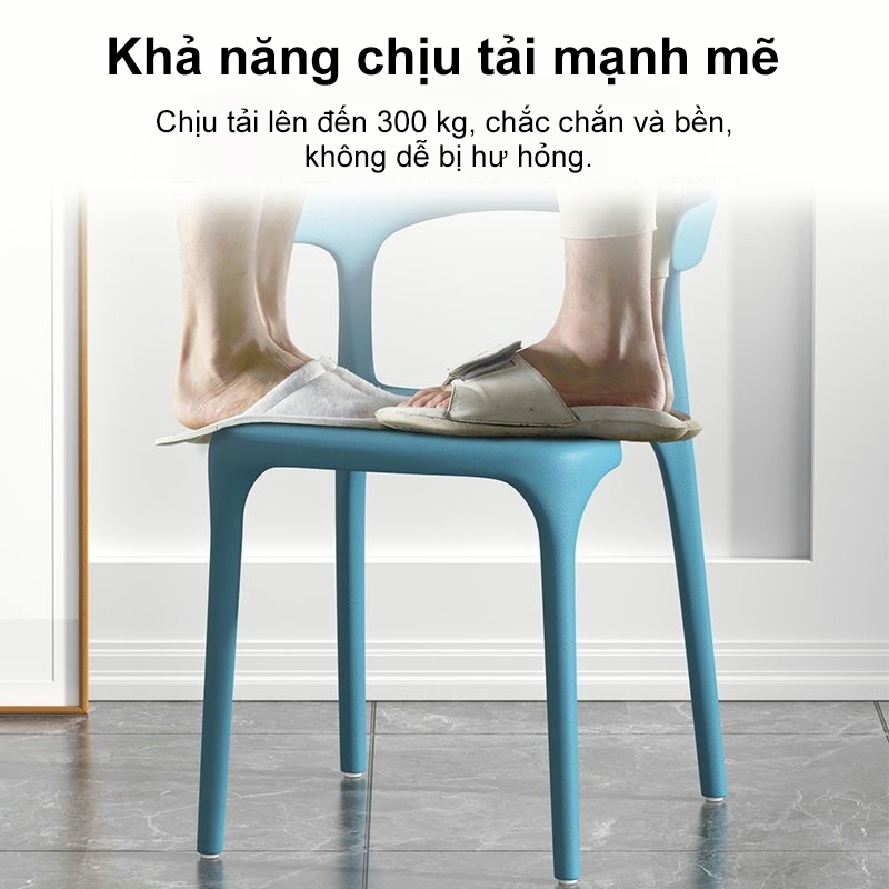 Ghế nhựa Ghế ăn ngoài trời Bền và dễ vệ sinh Đại Có Đệm Tựa Tay Và Tựa Phù hợp với nhiều địa điểm | BigBuy360 - bigbuy360.vn
